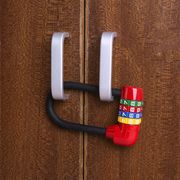 加长密码锁橱柜锁具柜子锁头家用衣柜柜门文件柜鞋柜U型长梁挂锁