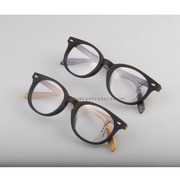 防蓝光潮人女男眼睛复古眼镜框非主流大框眼睛框眼镜架红木质1719