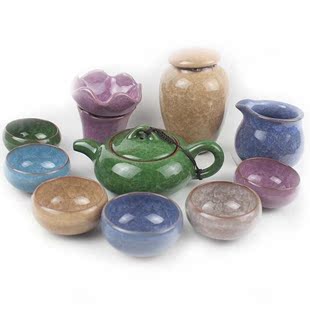 冰裂茶具套装功夫茶具，套装陶瓷茶具茶杯茶道，茶壶套装家用简约