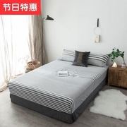 3色织水g洗棉床单床笠单品被单，床品1.2米1.5mx1.8床垫套单件