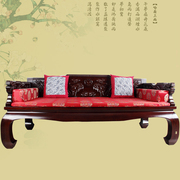百年印记老榆木罗汉床新中式，现代实木休闲塌美人榻贵妃椅简约躺椅