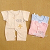 婴儿连体衣夏季短袖薄款开档纯棉，男女宝宝夏装，哈衣爬服新生0-1岁