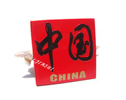 中国纪念品中国字体树脂磁性，冰箱贴留言贴外事