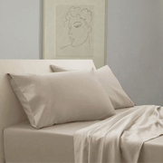 rozene贡缎床上用品4件套，双面天丝四件套，欧式床品家纺纯色1.5简约