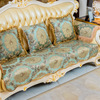 欧式沙发垫奢华美式皮沙发，防滑布艺坐垫，四季通用123组合三件套