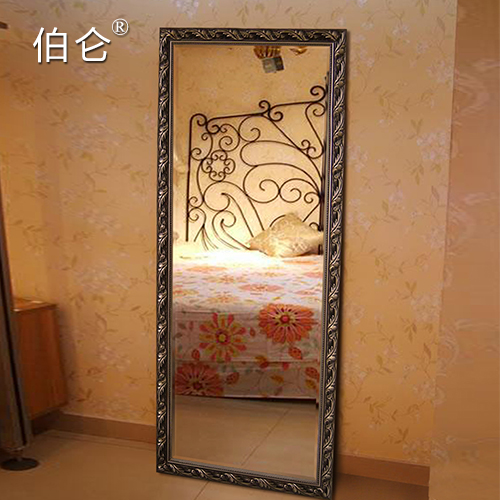伯仑 穿衣镜实木试衣镜落地镜全身镜 欧式壁挂