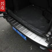 2013-14款福特翼博专用纯不锈钢，装饰后杠，踏板福特翼博外置后护板