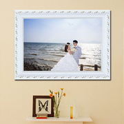 婚纱照相框挂墙12寸16寸20寸24寸30寸相框创意，挂墙实木简约画框