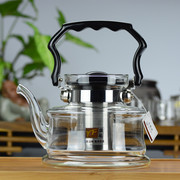 雅风耐高温玻璃壶不锈钢过滤提梁泡茶壶电陶炉煮茶壶大容量烧水壶