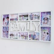 欧式family创意连体相框墙，7寸6寸10画框，组合照片墙相框挂