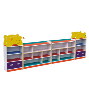 早教亲子园幼儿园儿童彩色组合柜A柜 防火板玩具柜收纳柜积木柜
