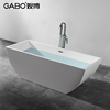 QC观博GABO 家用亚克力浴缸小户型1.5米独立式浴盆泡澡缸6814
