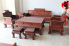 红木家具缅甸黄花梨沙发，八件套大果紫檀，实木组合沙发明清古典