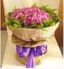 19支紫玫瑰花上海同城鲜花速递花束生日北京南京杭州苏州广州