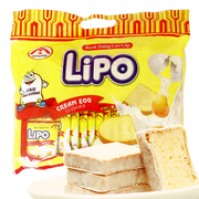 越南Lipo鸡蛋面包干300gX2袋装酥性美味饼干早餐点心美味休闲零食