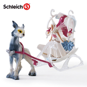 德国思乐schleich精灵系列独角兽 男女精灵仿真塑胶模型女孩礼物