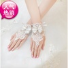新娘韩式蕾丝新娘手套短款露指结婚婚纱配饰，手套婚庆手套12