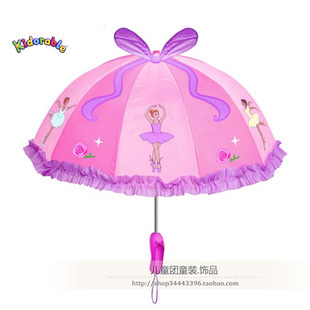 儿童雨伞出口kidorable芭蕾，公主女童雨伞，幼儿宝宝公主伞遮阳童伞