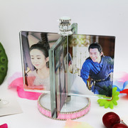 创意礼物相框摆台定制照片水晶纪念结婚纱照情侣DIY相册摆件