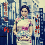 丝绸龙骨女绢扇中国风扇子女式迷你小扇和风日式折扇工艺扇扇