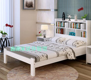 实木床松木床储物柜床1.2米1.5米双人床榻榻米床护腰硬板床单人床