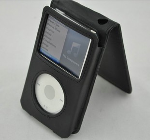 适用苹果ipod classic80保护套3代160G上下开皮套video30腰夹120G