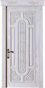 北美红橡仿古做旧白原木门实木门欧式门雕花门套装门烤漆门无甲醛
