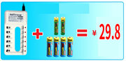 优力源5号7号充电电池套装配6节电池306l6aa1200*4+aaa1250*2