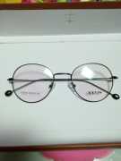 潮彩迪韩版复古女款超轻全框金属文艺学院风圆镜架近视眼镜32038