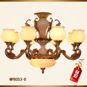 西班牙云石吊灯古典欧式全铜灯具，奢华家装客厅，餐厅主次卧室吊灯