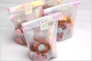 韩版烘焙包装 彩色泡泡点心袋 马芬蛋糕曲奇饼干包装袋100个