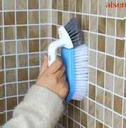 日本aisen缝隙刷墙角刷瓷砖，刷地板清洁刷去污刷可拆双头刷子