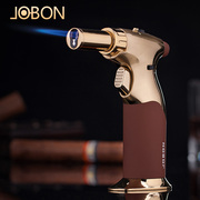 jobon中邦气体充气雪茄，打火机防风创意，男个性金属高档雪茄点烟器