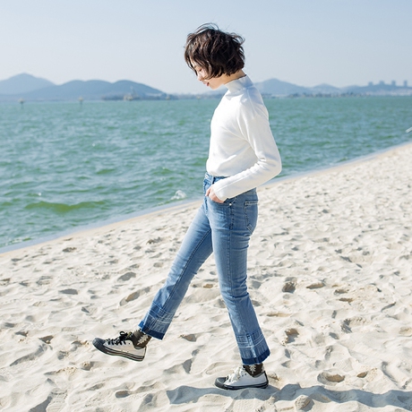 长裤女森林系