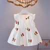 女宝宝连衣裙吊带裙夏装，新生儿韩版棉布，裙子0-1-2-3岁婴儿背心裙