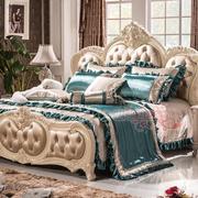 欧式法式床上用品奢华高档展厅家具家纺新古典样板房床品多件套装