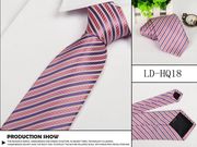限购嵊州男士涤纶丝领带提花婚礼韩版英伦商务正装条纹领带29种上
