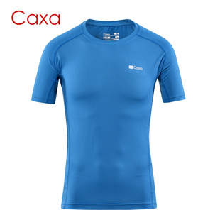 Caxa男款轻薄短袖T恤速干衣跑步服快干衣训练服马拉松运动服户外T