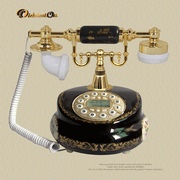 Masefiel限量仿古欧式装饰老式工艺固定座机环保陶瓷电话座机