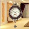 欧式钟表挂钟客厅家用时尚个性创意石英钟表简约大气北欧复古挂表