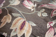 美式花朵田园雪尼尔提花，窗帘布沙发，布料面料软包装饰布高档加厚