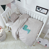 婴儿床上用品宝宝床品儿童床品套件被套床单枕套婴童幼稚园三件套