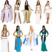 情趣内衣halloween万圣节服装白色阿拉伯长裙，希腊女神埃及女王装
