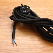 户外家用电源线二芯带二三插头超长延长线大功率排插线插座线