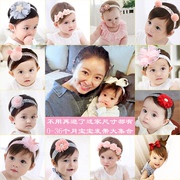 宝宝发带韩国女婴儿公主0-1-3岁头饰，护囟门头花0-6-12个月蝴蝶结