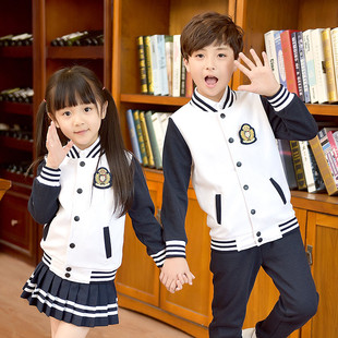 幼儿园园服春秋冬儿童装小学生，校服套装老师运动服加厚棒球服班服