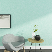 彩色素色墙纸纯色无纺布蚕丝 客厅卧室电视背景壁纸蓝粉绿灰米黄
