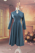 原创设计低调奢华款欧美50年代复古连衣裙