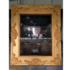定制婚庆婚礼舞台背景摆件泡沫雕塑金色拱门欧式雕花镜框复古相框