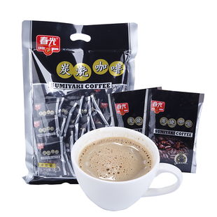 春光炭烧咖啡817g(43包)袋，海南特产三合一速溶碳烧咖啡粉